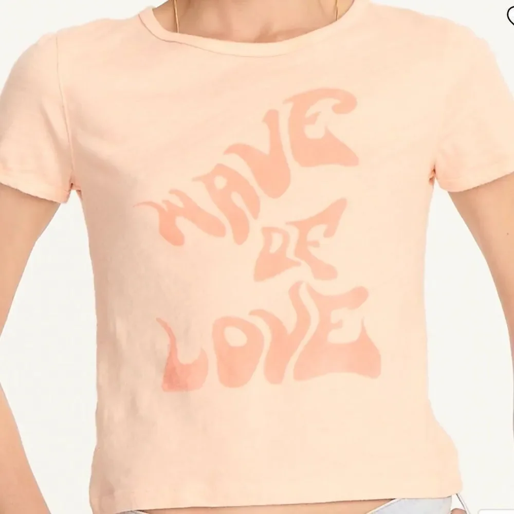 ‎J. Crew Graphic Cropped Tee T-shirt